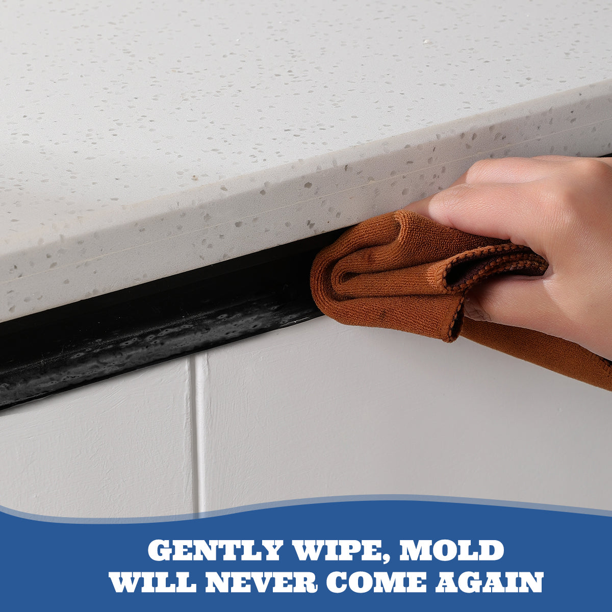 Powerful Mold Remover Gel Mildew Cleaner Stain Remover for Bathroom Kitchen Tile Grout Washing Machine Rubber Seal Wall Tiles Household Safe Non-Toxic Fast Acting